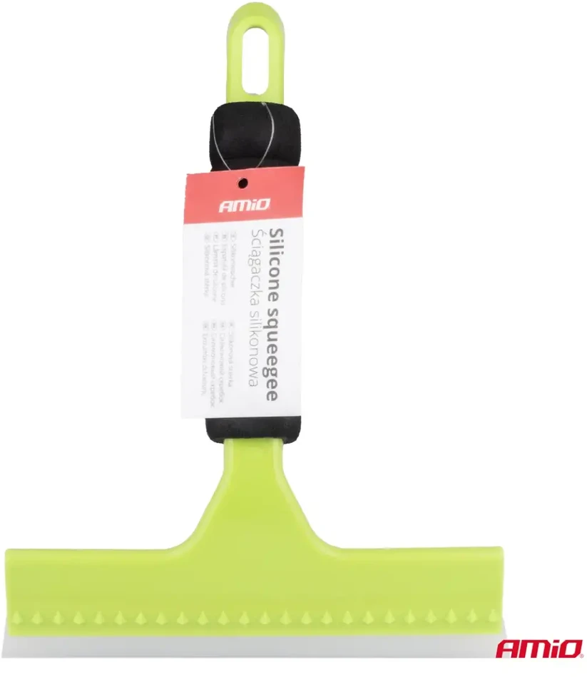 Silikoninis langų valytuvas su rankena, 25 cm amio-03849