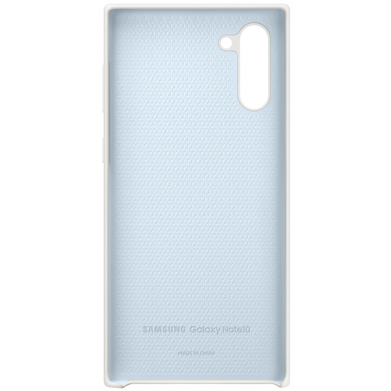 Samsung Galaxy Note10 Silikoninis dėklas (Baltas) PN970TWE 
