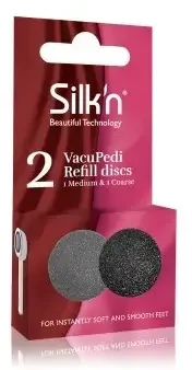 Šveitimo diskai pėdų šveitikliui Silk'n FreshPedi Medium&Rough (2 vnt.)