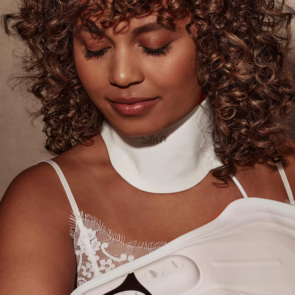 Kaklo odą atjauninanti LED kaukė Silk’n Neck Mask