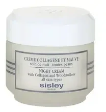 Sisley Night Kreminis with Collagen and Woodmallow veido kremas su kolagenu ir dedešvomis, 50 ml