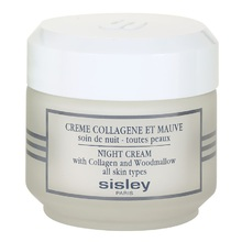 Sisley Night Kreminis with Collagen and Woodmallow veido kremas su kolagenu ir dedešvomis, 50 ml