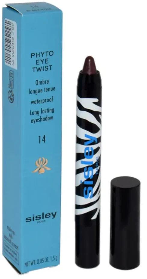 Sisley Phyto Eye Twist atsparūs vandeniui ilgai išsilaikantys akių šešėliai #14 Juodas Rose, 1.5 g