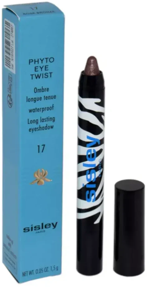 Sisley Phyto Eye Twist atsparūs vandeniui ilgai išsilaikantys akių šešėliai #17 Rose Bronze, 1,5 g