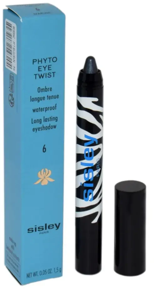 Sisley Phyto Eye Twist atsparūs vandeniui ilgai išsilaikantys akių šešėliai #06 Marine, 1,5 g