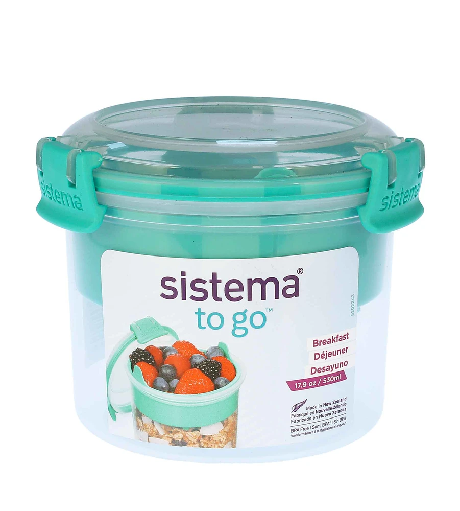 Sistema Pusryčių išsinešimui 530 ml mėtų skonio
