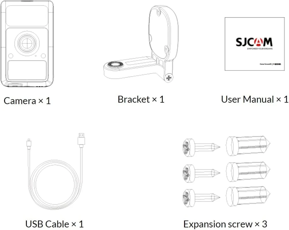 Namų saugumo kamera - SJCAM S1
