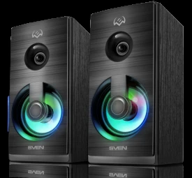 Kompiuterio kolonėlės SVEN SPS-512, juodas, USB, galia 2x3W (RMS), foninis apšvietimas, SV-020156