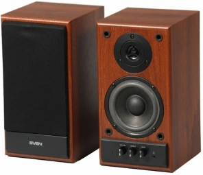 Kompiuterio kolonėlės Multimedija – garsiakalbis SVEN SPS-702 (Stereo, 40W, 40Hz-22Hz, Medinis)