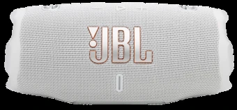 JBL Charge 6 nešiojama kolonėlė, baltos spalvos