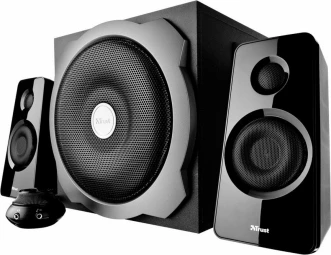 Kompiuterio kolonėlės Kolonėlės Trust Tytan 2.1 Subwoofer Juod