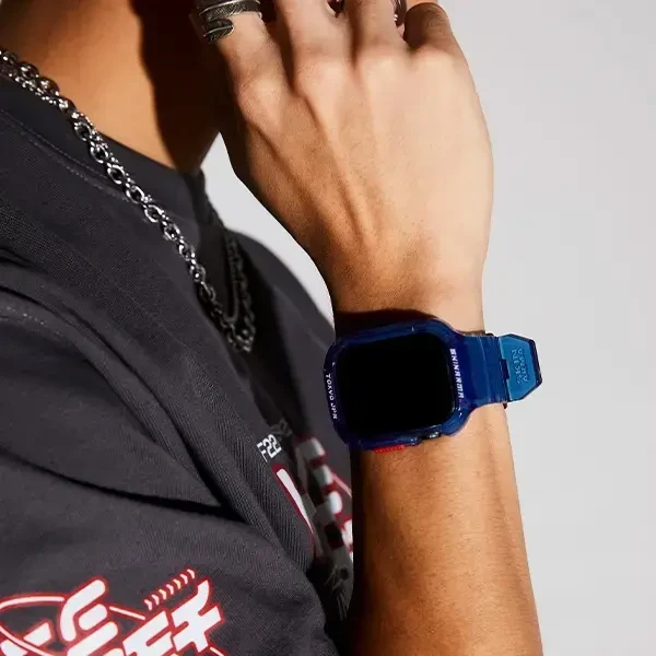 Skinarma Band+Dėklas Saido 2in1 Apple Watch 45/44mm dark mėlynas