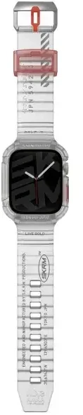 Skinarma Band+Dėklas Saido 2in1 Apple Watch 45/44mm clear