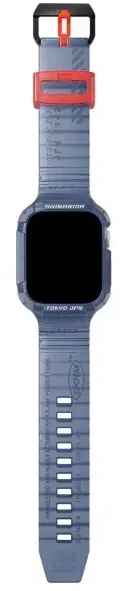 Skinarma Band+Dėklas Saido 2in1 Apple Watch 45/44mm dark mėlynas