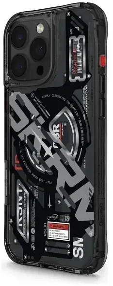 Skinarma dėklas Ekho Apple iPhone 16 Pro 6.3″ Magnetic Charging juodos spalvos