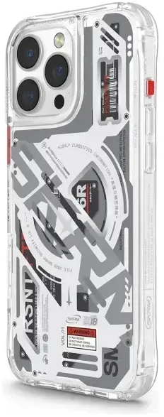Skinarma dėklas Ekho Apple iPhone 16 Pro 6.3″ Magnetic Charging clear
