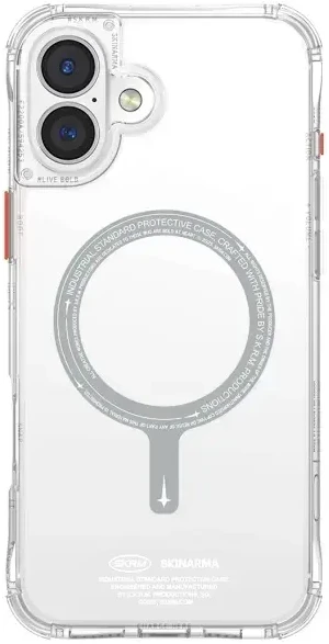 Skinarma dėklas Saido Apple iPhone 16 6.1″ Magnetic Charging clear