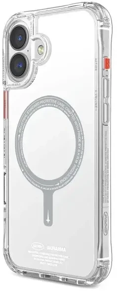 Skinarma dėklas Saido Apple iPhone 16 6.1″ Magnetic Charging clear