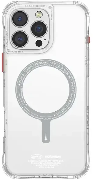 Skinarma dėklas Saido Apple iPhone 16 Pro Max 6.9″ Magnetic Charging clear