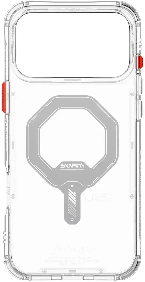 Skinarma Saido Dėklas Apple iPhone 17 Pro Max Magnetic Charging skaidrus