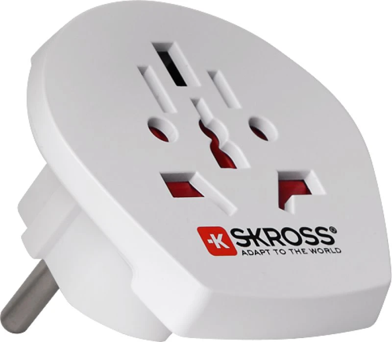 Segula „SKROSS Single Adapteris Europe“, kelioninis adapteris iš viso pasaulio į CEE 7/4-out