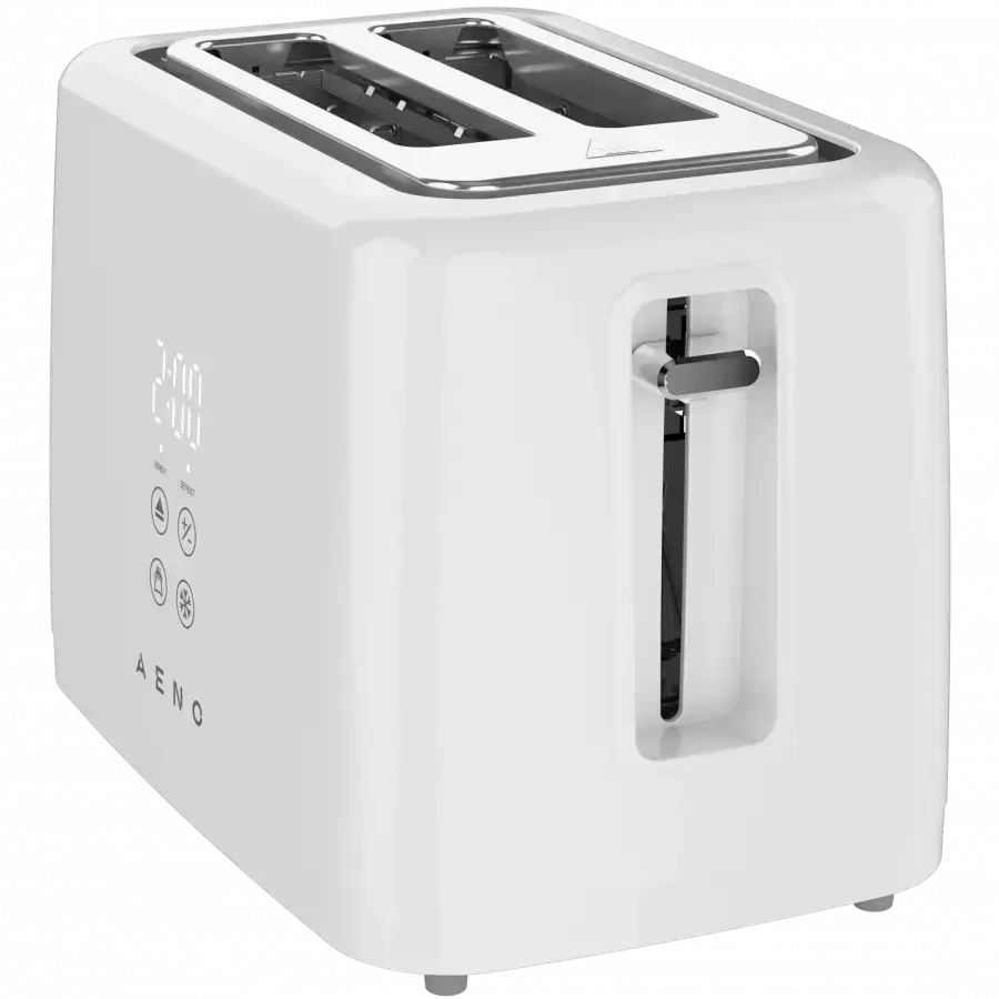 Skrudintuvas AENO TS2W Electric Toaster, 780-930W, Digital Ekranas, 7 Levels, Baltas