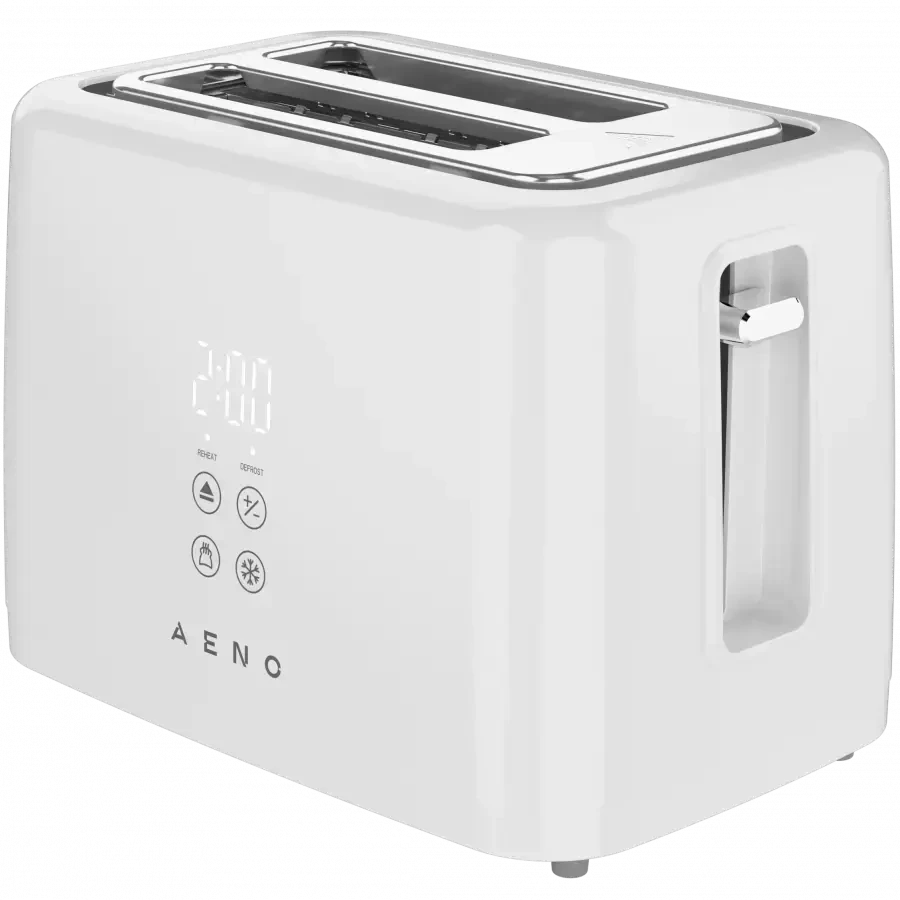 Skrudintuvas AENO TS2W Electric Toaster, 780-930W, Digital Ekranas, 7 Levels, Baltas
