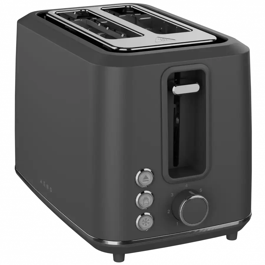 AENO TS1G elektrinis skrudintuvas, 920–1080 W, 2 lizdai, 7 lygiai, Pilkas