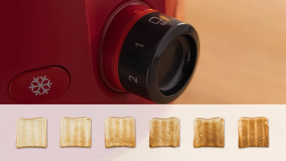Sumuštinių keptuvas Bosch TAT2M124 Kompaktinis skrudintuvas, MyMoment, Raudona
