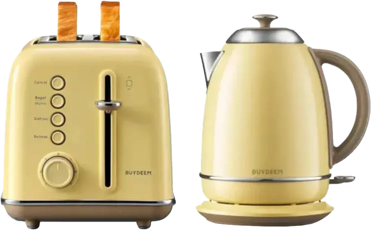 Skrudintuvas BUYDEEM 2 Slice Toaster, modelis DT620E, color Mellow Geltona, EU