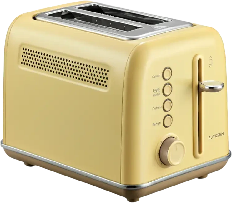 Skrudintuvas BUYDEEM 2 Slice Toaster, modelis DT620E, color Mellow Geltona, EU