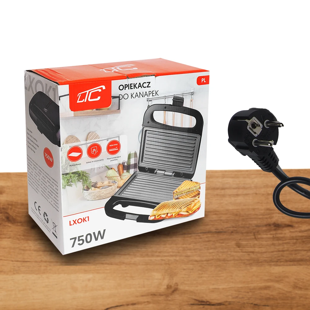 Sumuštinių keptuvas Sumuštinių keptuvė Toaster, grill, sandwich maker 750W OK1 LTC