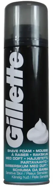 Skutimosi putos Gillette Sensitive 200ml