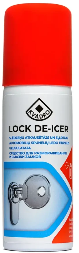 Automobilių spynelių ledo tirpiklis Kvadro 50ml