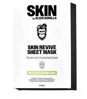 Slick Gorilla Skin Revive lakštinė kaukė 3 vnt.