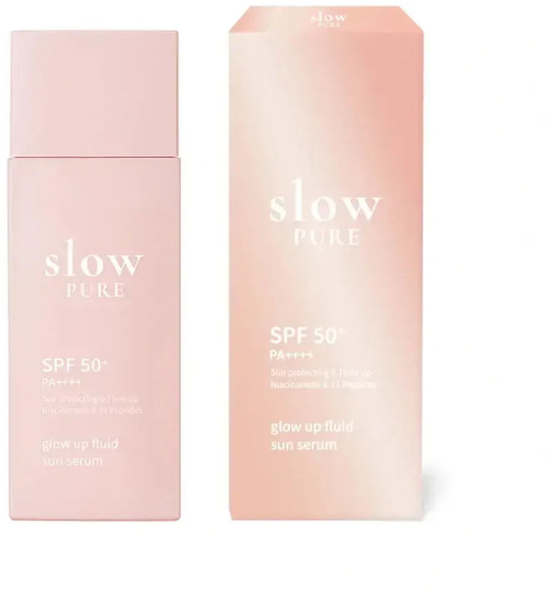 Slowpure Glow Up Fluid Sun Glowing Day Serum For Face SPF 50, 50 ml