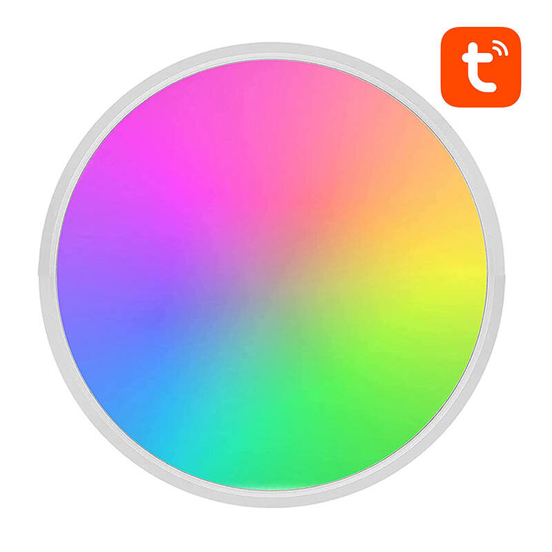 Lubinis šviestuvas Išmani lubinė lempa 30cm WiFi/Bluetooth 16M RGBCW Gosund LB12 1920lm Tuya + nuotolinio valdymo pultas.