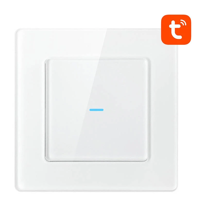 Išmanusis šviesos jungiklis WiFi Avatto N-TS10-W1 1 Way TUYA (balta)