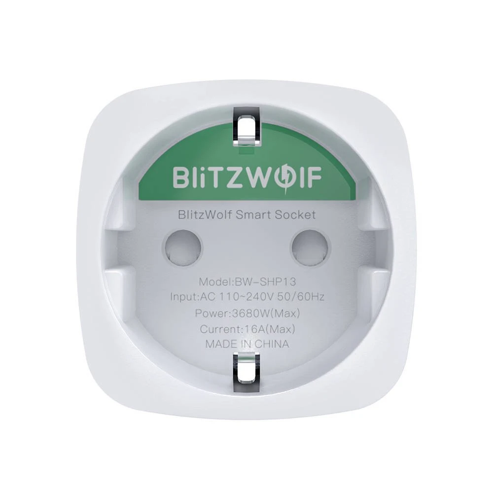 BlitzWolf BW-SHP13 WIFI ZigBee 3.0 išmanusis lizdas (EU) 3680W