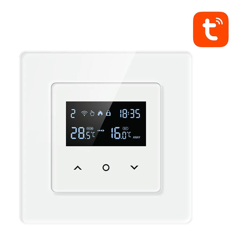 Išmanusis termostatas Avatto WT200-BH-3A-W Katilo šildymas 3A WiFi TUYA