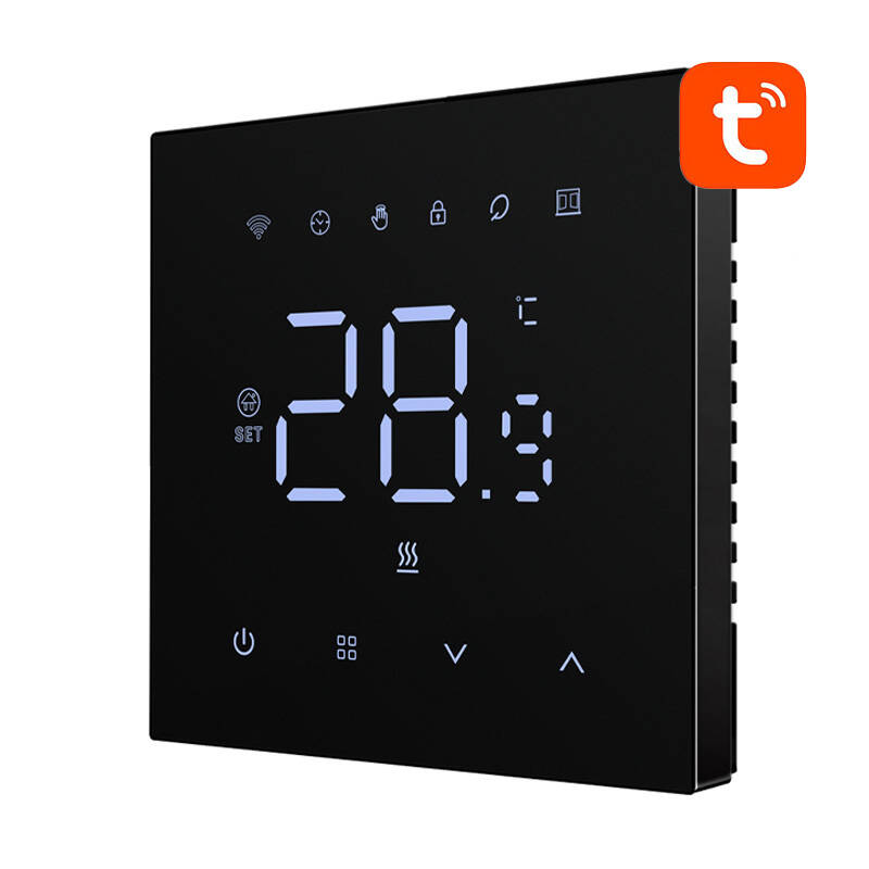 Išmanusis termostatas Avatto WT410-16A-B elektrinis šildymas 16A WiFi