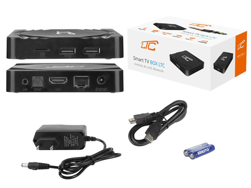 Vaizdo grotuvas Smart TV Box transliacijos įrenginys LTC BOX52 Android ...