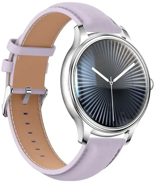 Išmanusis laikrodis COLMI L28 Smart Watch (Sidabrinis-violetinė + sidabrinis steel strap)