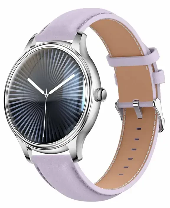 Išmanusis laikrodis COLMI L28 Smart Watch (Sidabrinis-violetinė + sidabrinis steel strap)