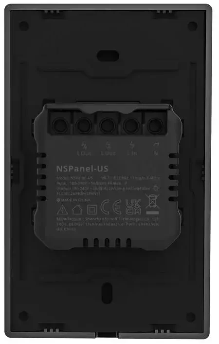 Smart WiFi control panel SONOFF NSPanel (juodas, 120mm)