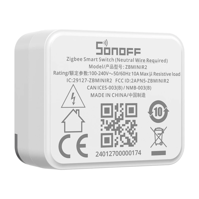 SONOFF ZBMINI Extreme (ZBMINIR2) Zigbee 3.0 išmanioji relė