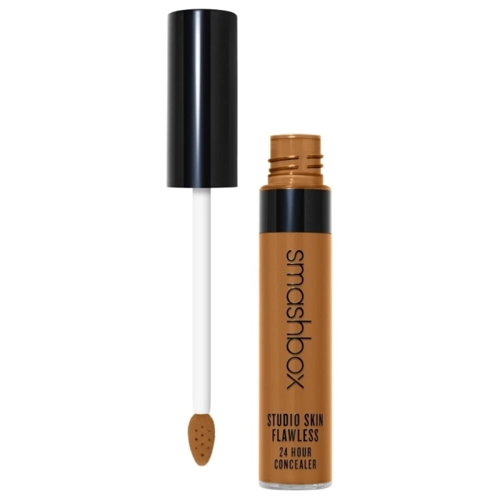„Smashbox“, „Studio Skin Flawless“, skystas kaukės valiklis, tamsiai šiltos alyvuogių spalvos, 8 ml