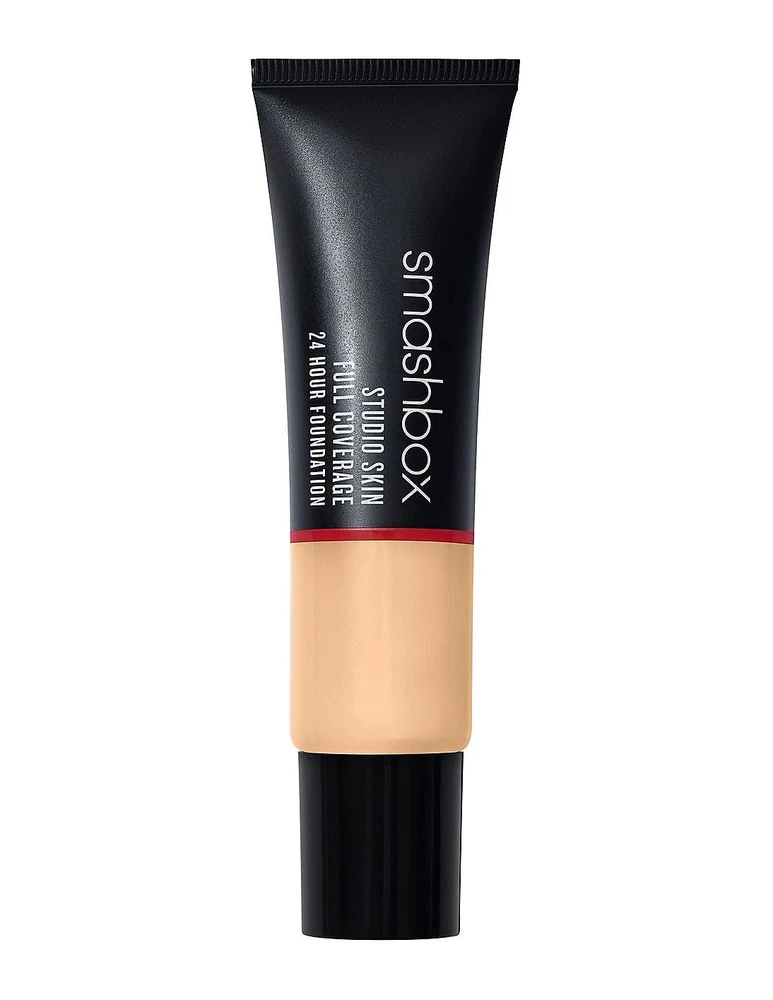 „Smashbox Studio Skin High Cover“ dangaus makiažo pagrindas 2.25 Light-Medium Cool + Hints Of Peach, 30 ml