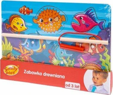 Dėlionė SMILY PLAY SPW83609 Medinis žaislas Žuvis