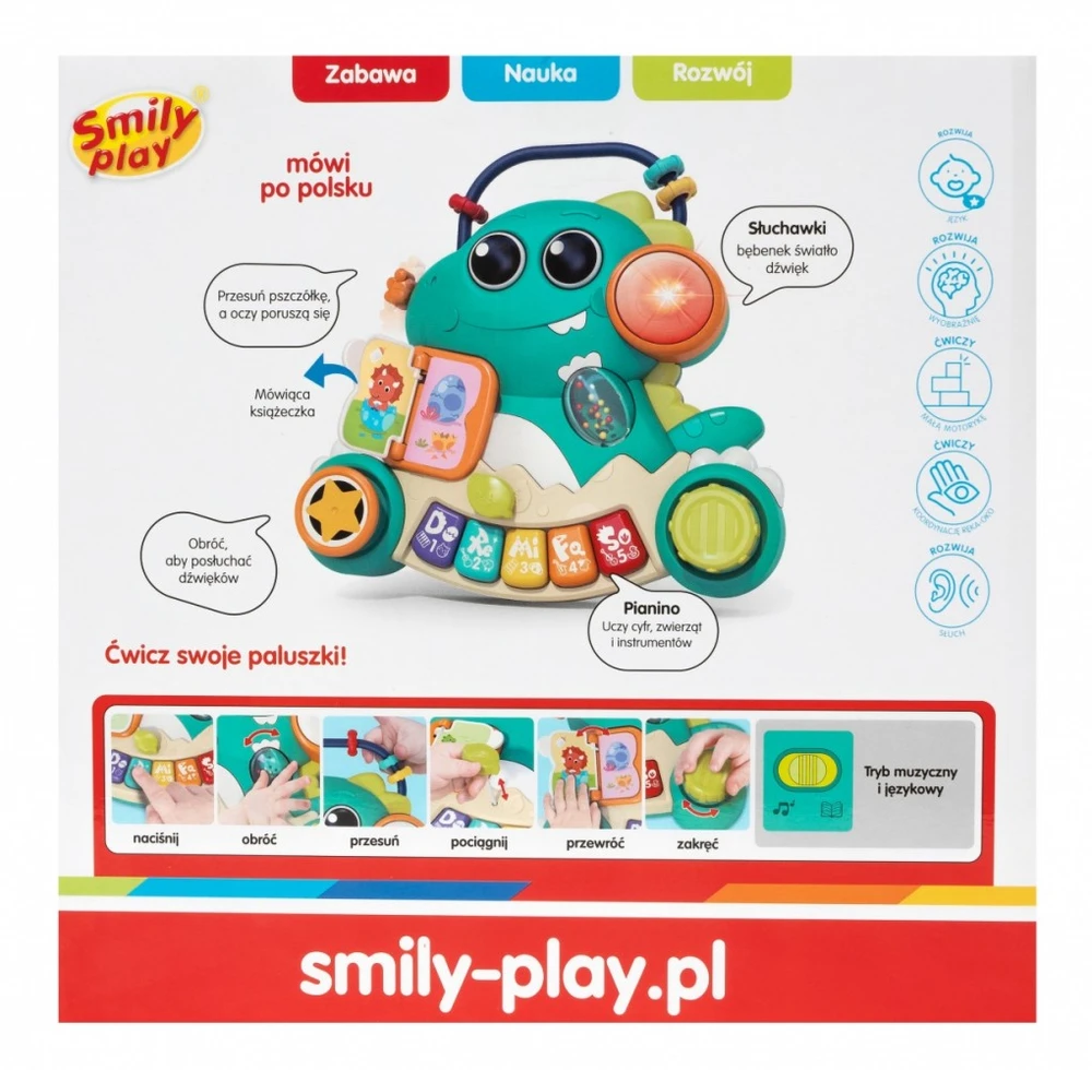 Smily ŠYPSOKIS MANO DINO, muzikinis, interaktyvus, edukacinis.